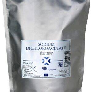 About this item Feel Safe for the Quality of your DCA: Each batch of DCA-LAB Sodium Dichloroacetate is analysed for purity and quality in a Certified Third-Party Laboratory. Certificate of Analysis included in each bottle! Third-Party Tested! Premium Grade DCA from DCA Lab >99.9% Pure. Feel Assured: Every bottle of our Sodium Dichloroacetate includes a Certificate of Analysis! No Fillers: There are no fillers in DCA Lab products. The only ingredient in DCA Labs products is Sodium Dichloroacetate. Caring Customer Service: We will go the extra mile for our customers. Feel trust knowing that we will do everything to make things right for You in a courteous and prompt manner.